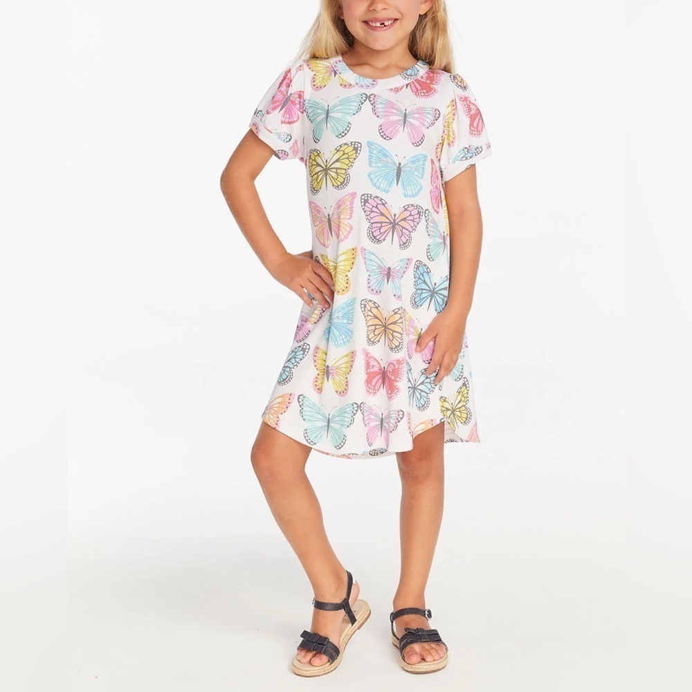 Chaser Girls “She’s a Butterfly” Cotton Dress in size 3